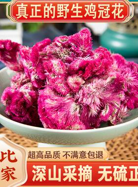 中药材红鸡冠干货 红鸡冠花花 鸡髻花 鸡冠头250g克另有白鸡冠花