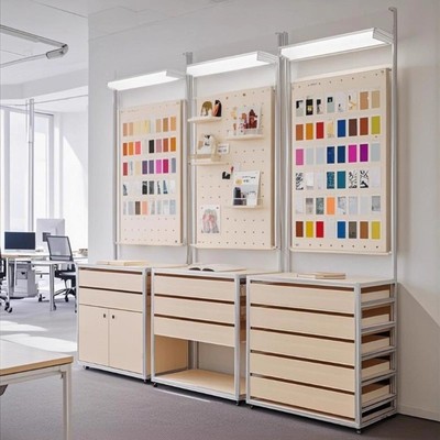 定制桦木海洋板铝型材置物架落地式储物抽屉收纳柜夹缝分层架