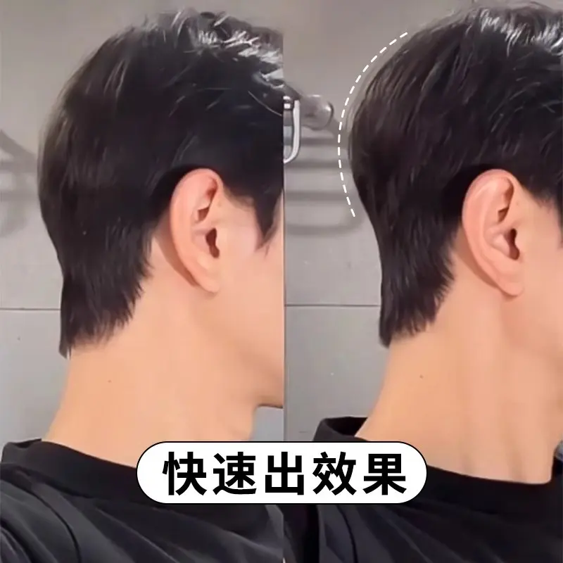 高颅顶风塑梳发根自然蓬松男生懒人痕发夹头发蓬松定型头饰