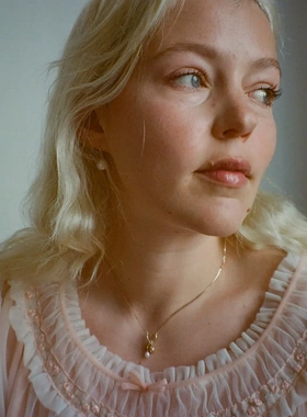 不锈钢基础活口链大全爱心圆形项链炉内真空电镀18k金保色