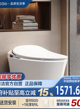 HEGII恒洁智能马桶全自动冲水一体式家用坐便器QS2系列