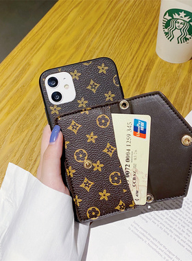 适用于三星S23Ultra手机壳S22门禁S21+老花包S20硅胶a35皮质A25零钱S21FE防摔A70s创意A8s时尚A905G手机套