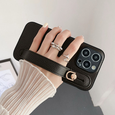 适用iqoo13手机壳z9turbo腕带12pro折叠支架11Pro商务男女Neo6se荔枝纹Z6x轻奢U5S时尚5se简约9spro+春夏U5e