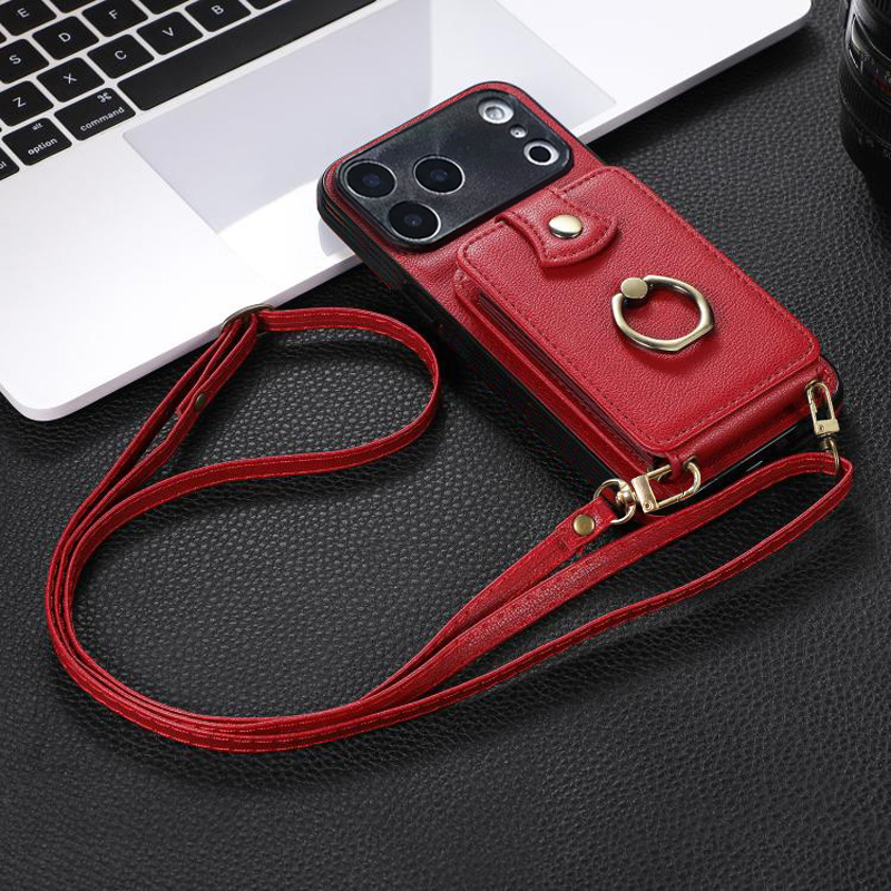 坎宁安适用荣耀X70手机壳畅玩60plus新年红x60i斜跨绳30s插卡套V40卡夹X7A商务8a零钱包20lite全包畅享30背带