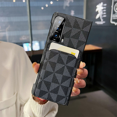 适用小米mix fold4手机壳折叠屏商务fold3插卡套mixfold可装卡小米mixfold2卡包小众便携卡包防摔创意时尚