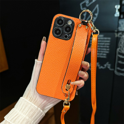 斜跨腕带手机壳腕带可调节支架