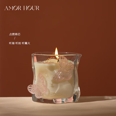 法式浪漫香薰蜡烛礼盒室内摆件高级感送女生伴手生日礼物圣诞香氛