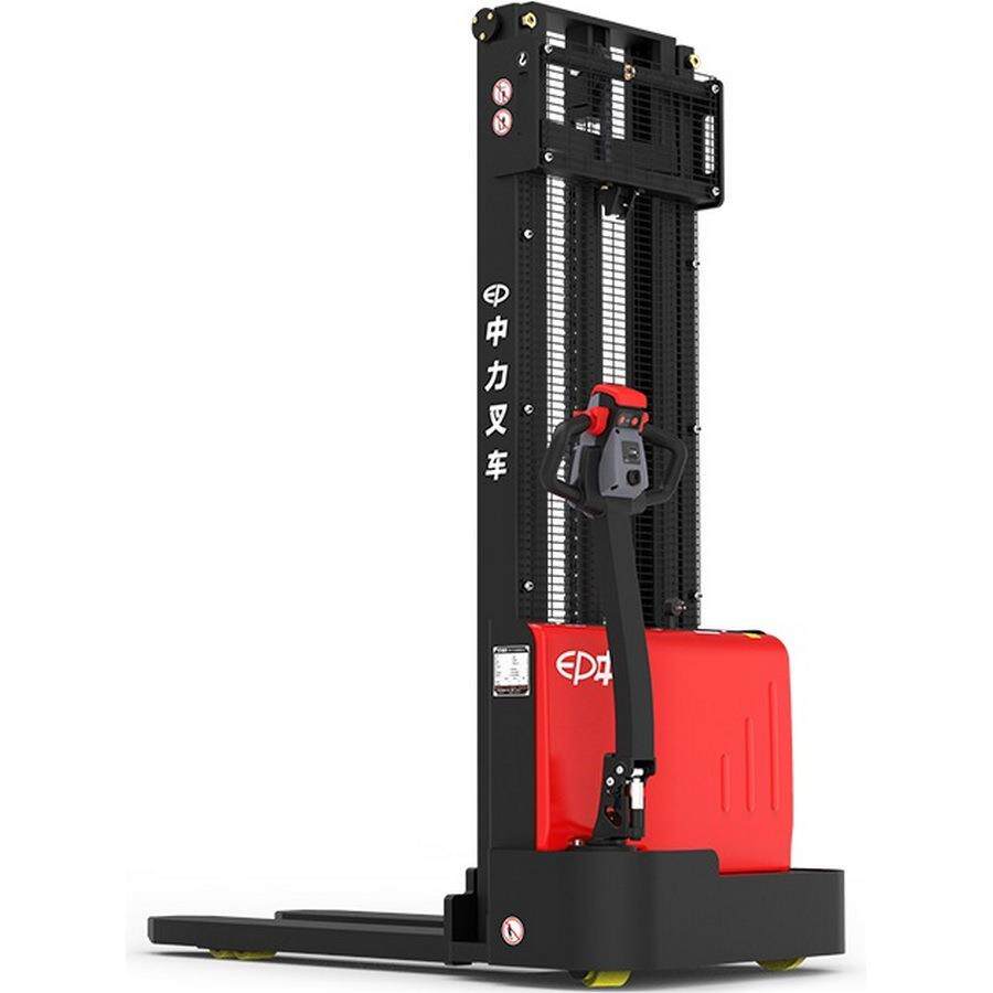 叉车EST152Z更高稳定性的1.5吨步行式全电动堆高车托盘堆垛车