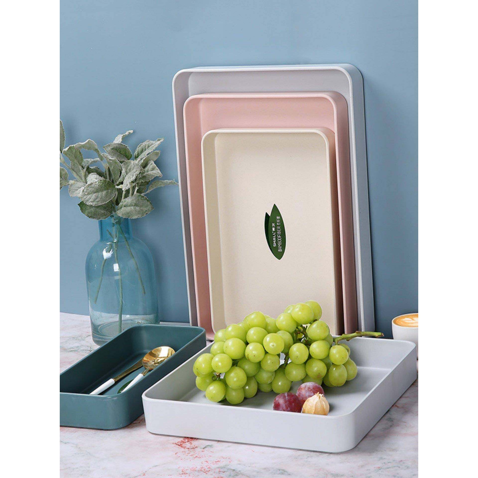 简约食品级餐用托盘商用自助餐厅酒店加深置物收纳盘家用茶盘果盘,餐饮具,餐用托盘,淘宝优惠券,粉丝福利购,淘宝优惠卷