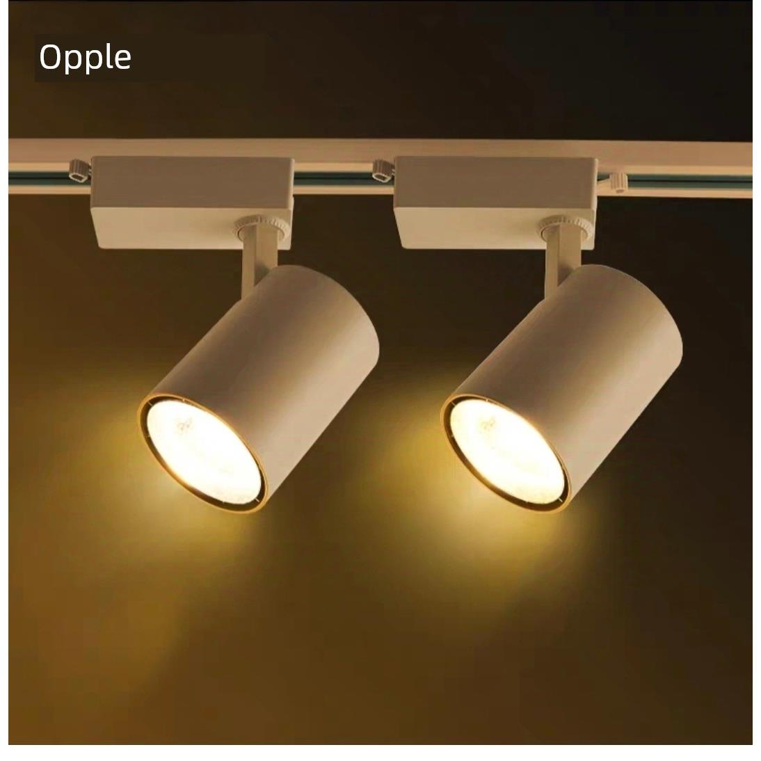 Op Led轨道灯表面安装天花板聚光灯服装店商业轨道Cob聚光灯两条