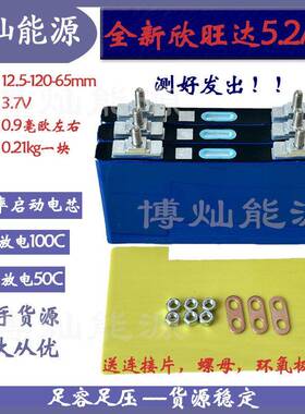 高倍率100C欣旺达5.2AH强启电芯 三元12V16.8V24V电池组汽车应急