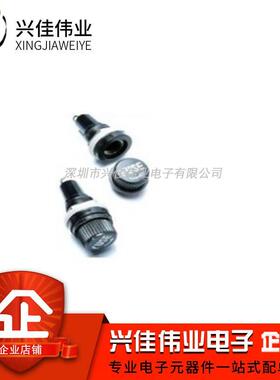 黑色FUSE 保险管座 玻璃管 5*20 6X30MM 保险丝座 熔断器 250V10A