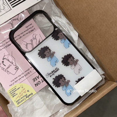 晚安卷发男孩17promax手机壳