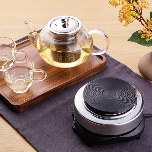 小型500W电热炉小电炉煮茶炉煮咖啡电炉子加热烧T杯迷你厨房保温