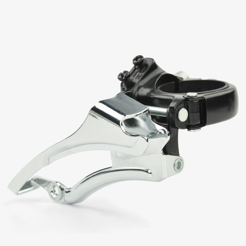 山地车前拨3档牙盘夹环变速器上下拉前拨链器78 9S 10速自行车前