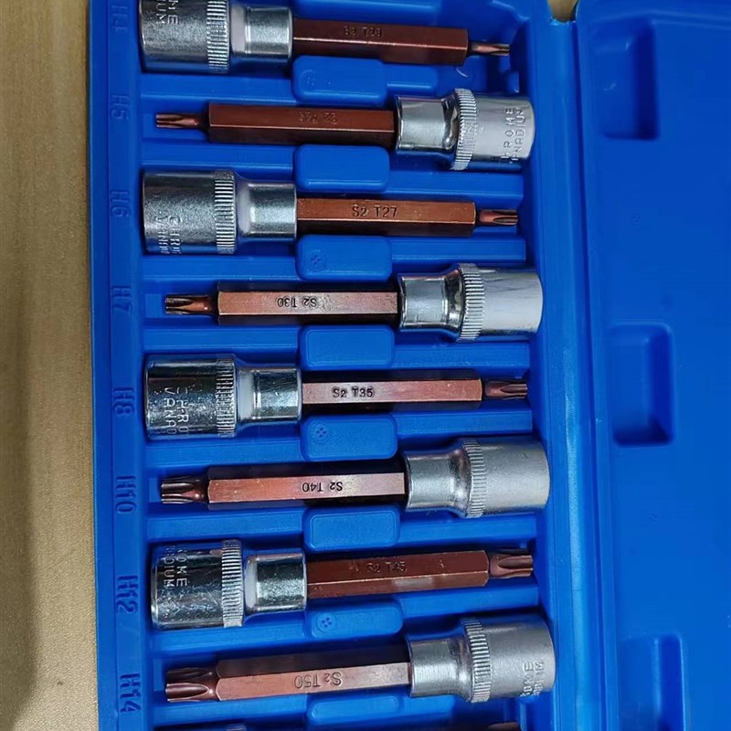 1/2电扳c手旋具头套筒T20-60内六花建星型12角梅花六棱H六角M5-M1