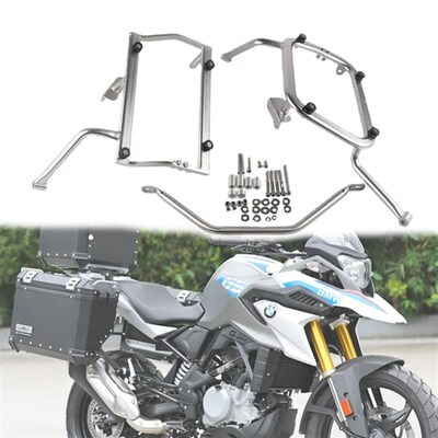 适用BMW宝马G310GS不u锈钢右躲排气边箱架铝合金边箱支架18-23年
