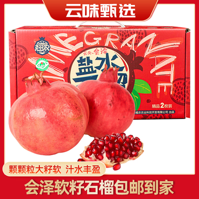 滇鲜生云南会泽盐水软籽石榴