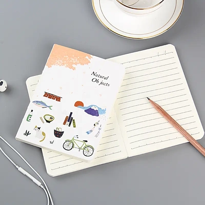 岁月足迹 创意笔记本 裸装本 礼品本 裸线本 可爱卡通记事本