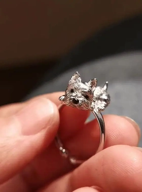 2025年新款爆款高西地戒指独特小众设计精致送礼物食指戒女