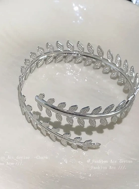 欧美树叶枝叶手臂手环创意设计时尚小众手镯新款冷淡风手饰女