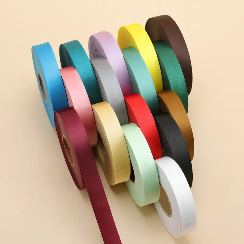 色丁布料2m旗袍包边条滚边条服装镶边仿真丝丝绸缎面衣服女