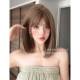 妆加假发新款 女落肩短发修饰脸型网红自然jk少女日常假发