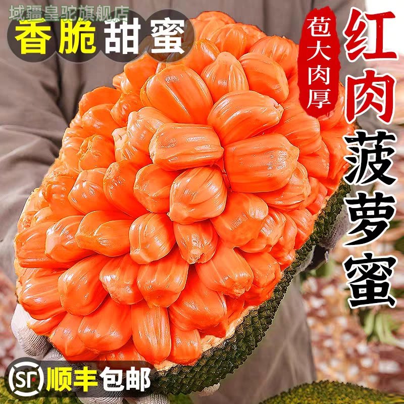 海南红肉菠萝蜜17斤应季新鲜水果一整个树上熟红心波罗蜜整箱,水产肉类/新鲜蔬果/熟食,菠萝蜜,淘宝优惠券,粉丝福利购,淘宝优惠卷