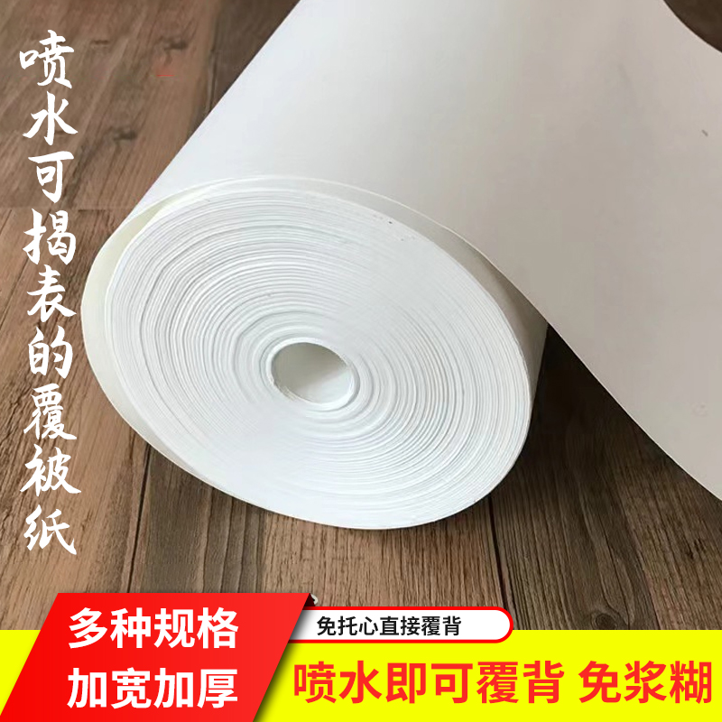 浆糊覆背纸装裱画复腹水揭手工带胶书法材料大全卷轴剪纸自己装裱