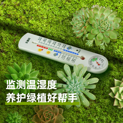 美德时室内温度计家用精准温湿度计高精度壁挂式水银室温计表挂墙