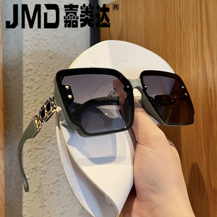 欧美个性 新款 素颜女士墨镜时级感大脸显瘦墨镜开车专用太阳镜