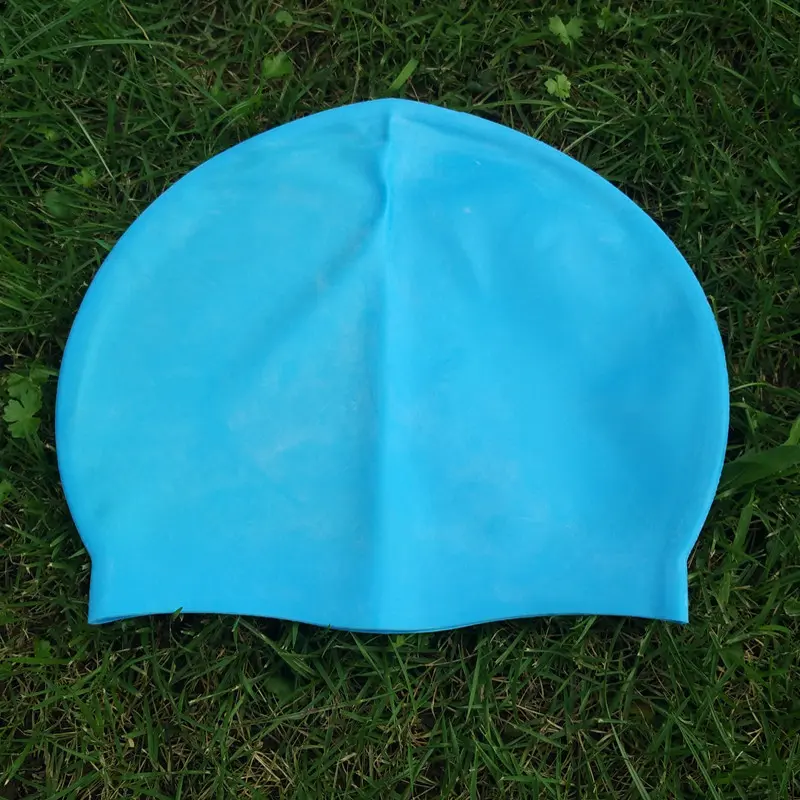 2017新款彩色游泳帽成人男女士加大硅胶帽 义乌直销泳帽