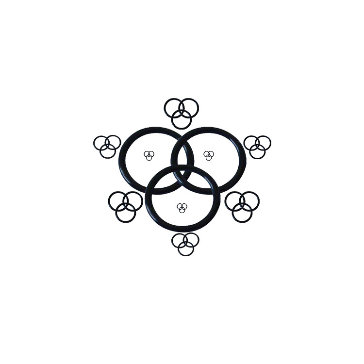 整包5000个橡胶iO型圈密封件线径2.4外径6 7 8 9 10 11 12 13至29