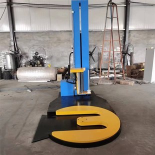 全自动托盘缠绕机拉伸膜转盘预拉式缠膜工业打包薄膜Z包装机定制