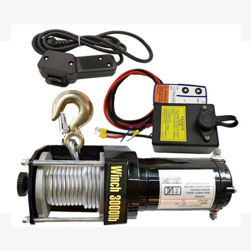 电动绞盘a12V车载卷扬机小吊机24v电动葫芦越野车汽车自救绞盘吊