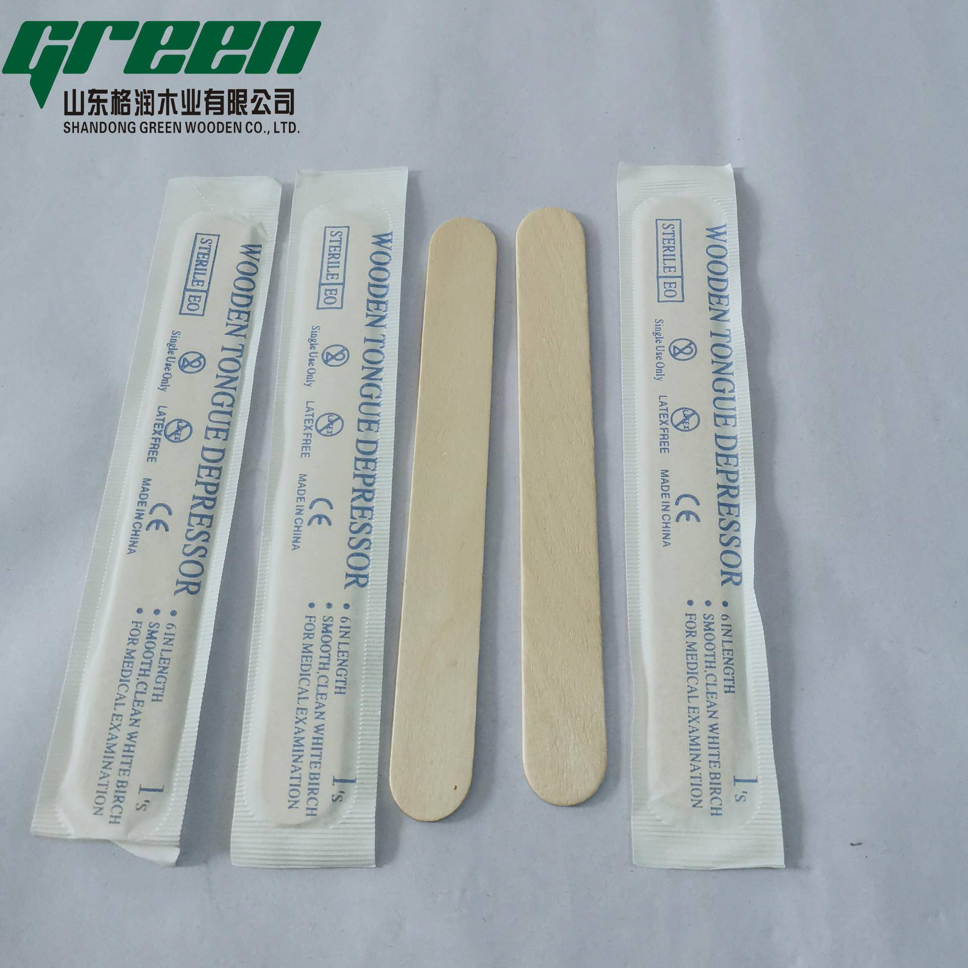 木制压舌板一次性单支压舌板150mm压舌棒一次性压舌片木质