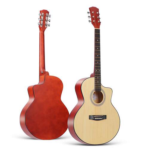 吉他民谣吉他大量现货41寸木吉他全椴木入门普及琴guitar