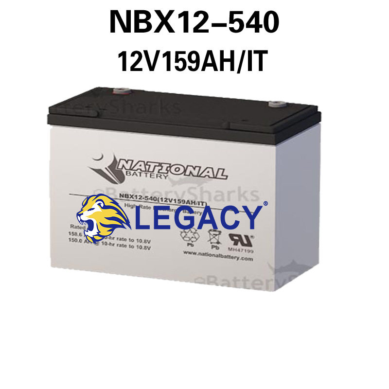 National蓄电池NBX12-540直流屏12V159AHUPS消防控制柜电池