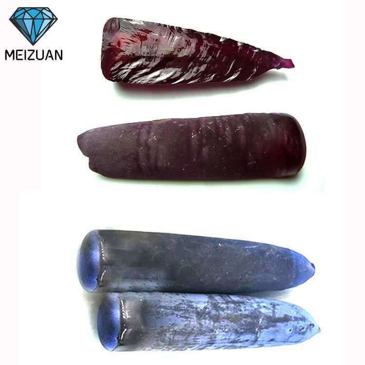 大量供应 蓝刚玉 红刚玉原料蓝尖晶宝石原石 边角碎料 宝石工艺品