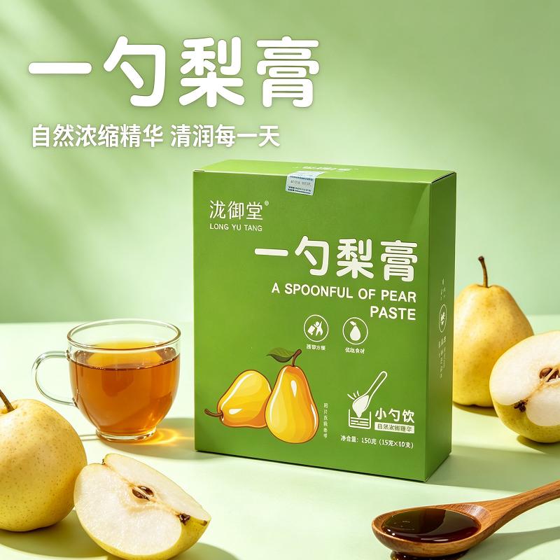一勺梨膏枇杷秋梨膏酥梨萃砀山秋梨膏泡水儿童便携装正品官方