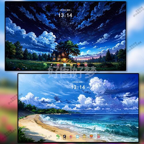 动漫治愈系护养眼风景壁纸