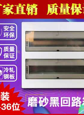 自销强电箱28-36回路 PZ30双排照明空开配电箱