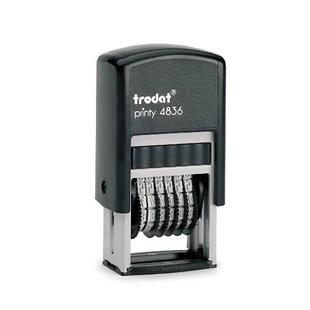 卓达数字号码印转动数字编码印15*3.8mm25*4mm42*3.8mm多规格章