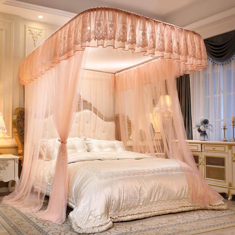 新款u型导轨蚊帐蕾丝花边公主风加密落地单双人家用纹帐直销,自行车/骑行装备/零配件,更多零件/配件,淘宝优惠券,粉丝福利购,淘宝优惠卷