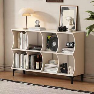 创意格子简约实木书柜收纳柜客厅储物柜儿童书柜床头柜房间收纳柜