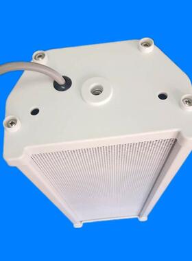 楚海鸿锋35W白色室外防水铝合金音柱定压定阻扬声器挂墙音箱