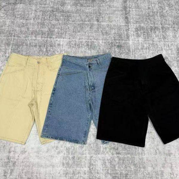 thumbnail for Tiger custom Gi×S-style 25 tricolor collaboration denim shorts jorts