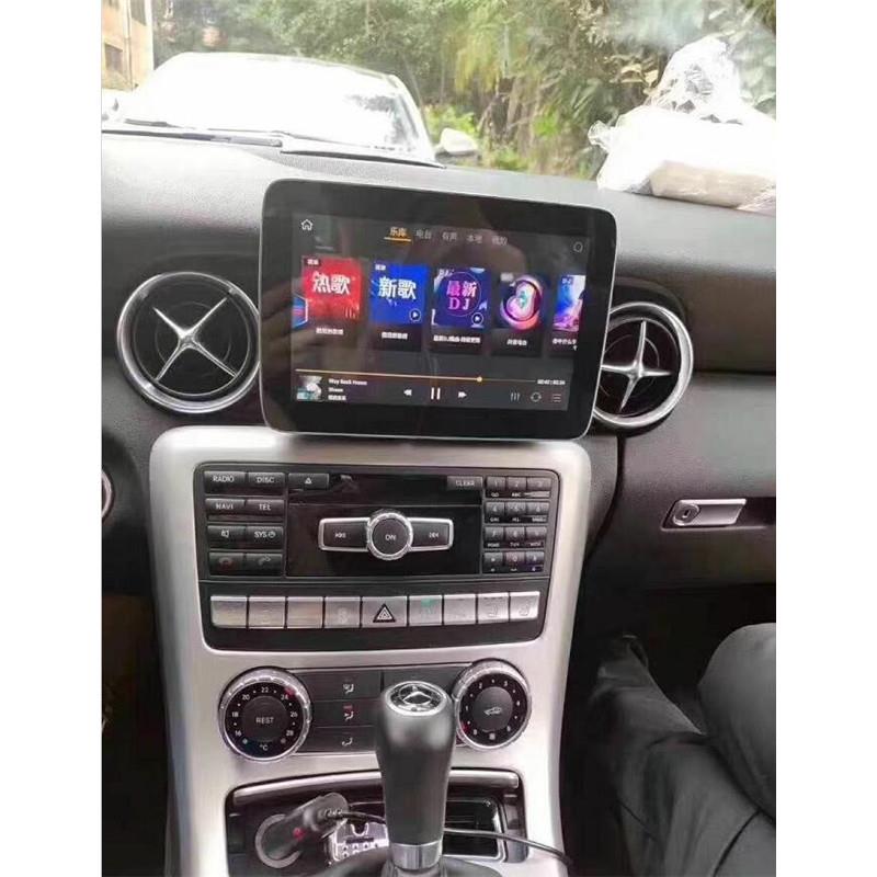 适用奔驰新款SLK轿跑安卓导航一体机9寸4G版八核语音声控carplay