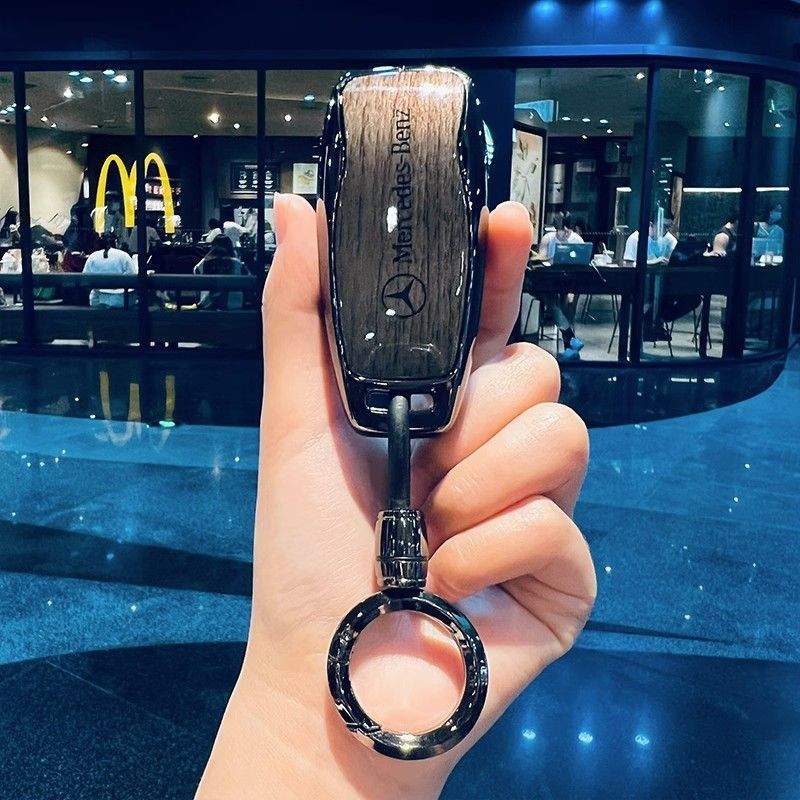 fYl奔驰e300l钥匙套c260l车a200l壳glc级gle350gla男a180扣锌合金