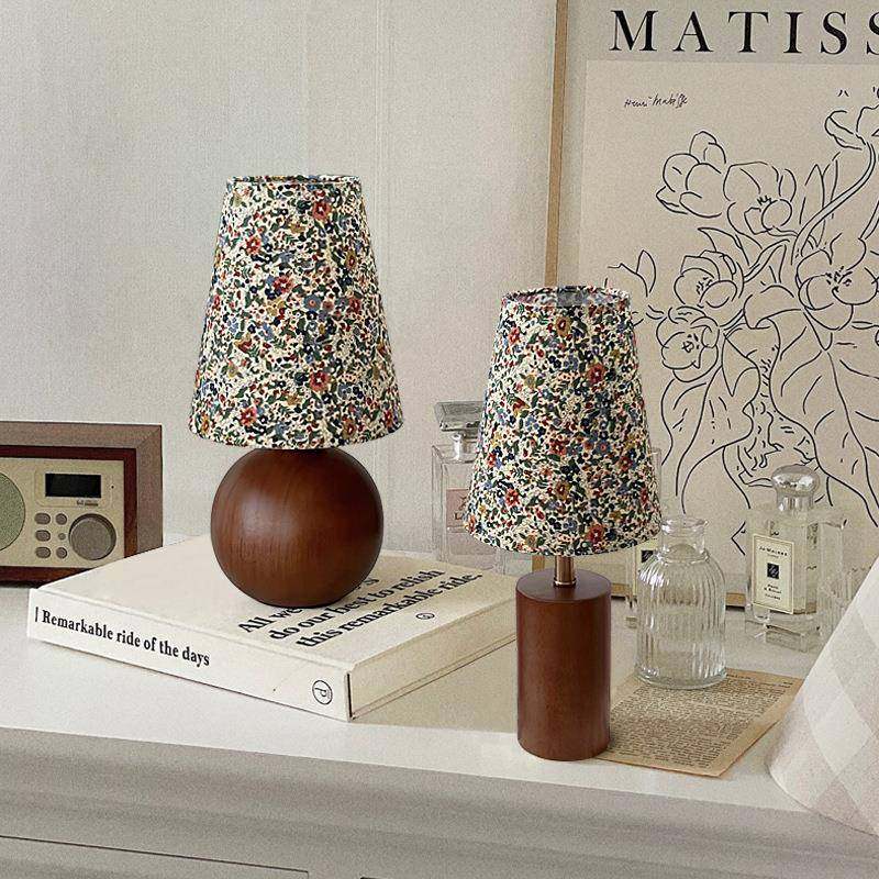 法式复古台灯床头高级感中古氛围感田园卧室灯床头灯小台灯中山灯